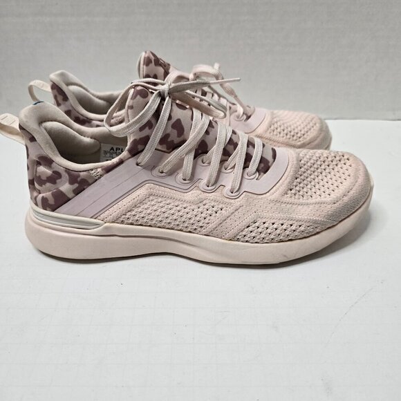 APL TechLoom Tracer Sneaker Creme Beachwood Leopard Revolve - Picture 15 of 15